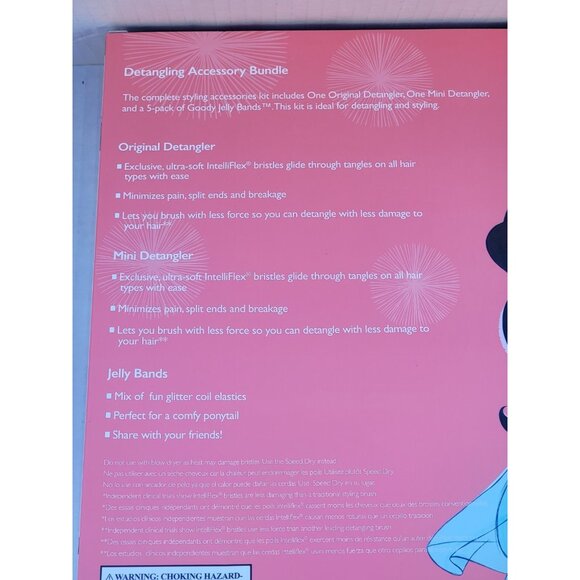 Wet Brush Disney Princess Jasmine Original & Mini Detangler Accessory Set NEW - Picture 5 of 6